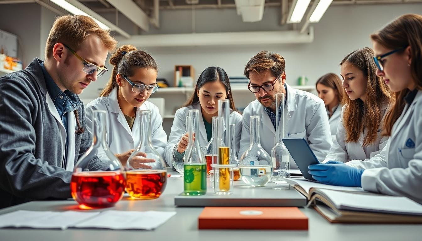Structured study materials and learning resources on a desk